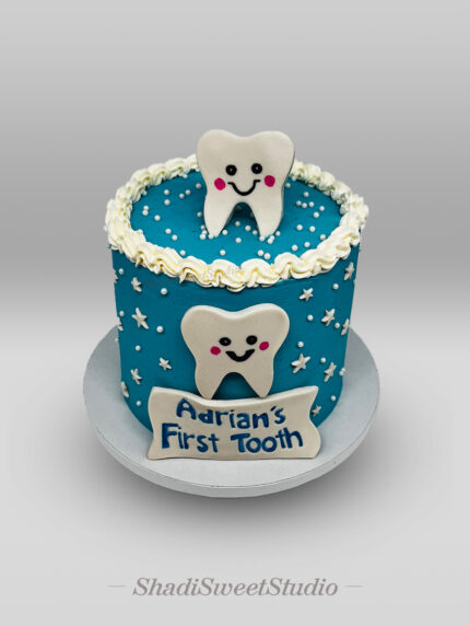 First Tooth Celebration Cake