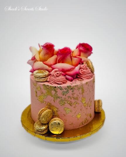Rose Gold Elegance Cake