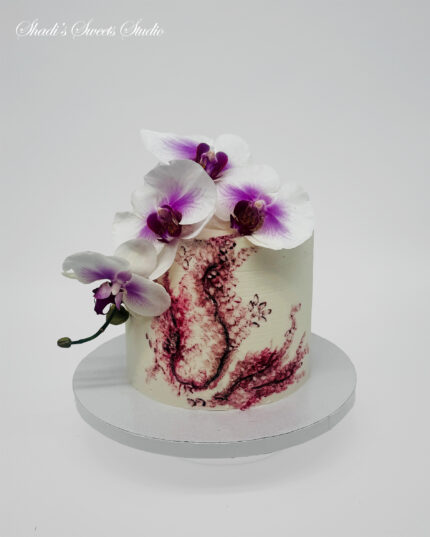 Artisan Orchid Marble Cake